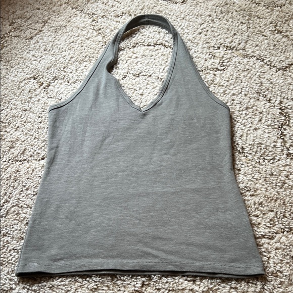 Universal Thread Tops - Universal Thread olive green halter top